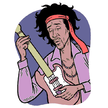Jimi Hendrix by Danny Hellman Animellman