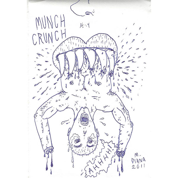Crunch 'n Munch,<br />
4" x 6",<br />
$40