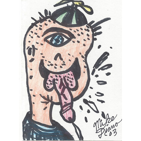Dick Mouth,<br />
2 3/4" x 3 3/4",<br />
SOLD