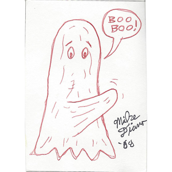 Hard Ghost,<br />
2 3/4" x 3 3/4",<br />
SOLD