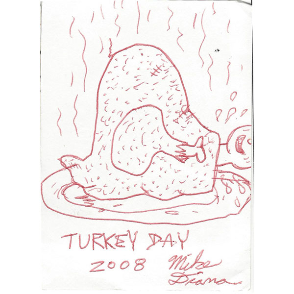 Turkey Dinner,<br />
2 3/4" x 3 3/4",<br />
$50