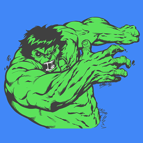Elliot Fernandez Hulk Animated by Jefe aka Johnny Chiba