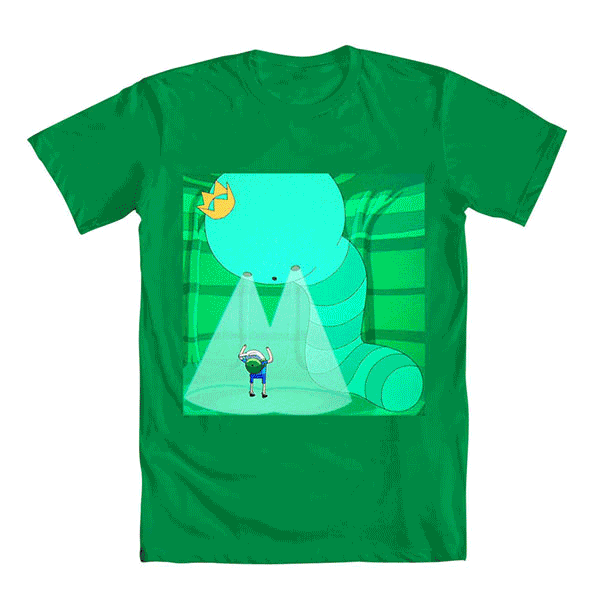 Adventure Time King Worm Animated T-Shirt Contest Entry by Jefe aka Johnny Chiba