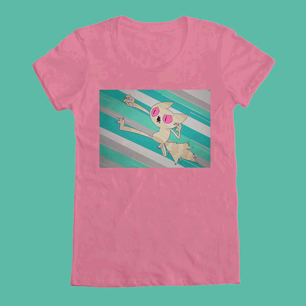 Adventure Time Me Mow animated t-shirt contest entry by Jefe aka Johnny Chiba