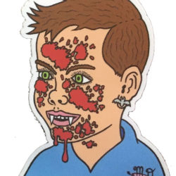 Vampire Boy Sticker