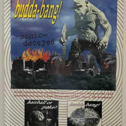 Budda-Bang! Promo Poster, 1993