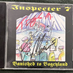 Inspector 7 Banished To Bogeyland, rare signed CD