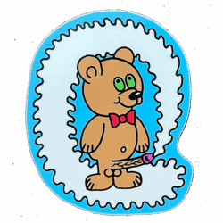 Cummie Bear Sticker by Mike Diana