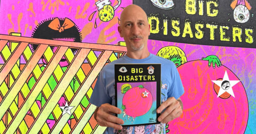 BIG DISASTERS full color silkscreen book by Mike Diana, printed by Le Dernier Cri, France, 2025